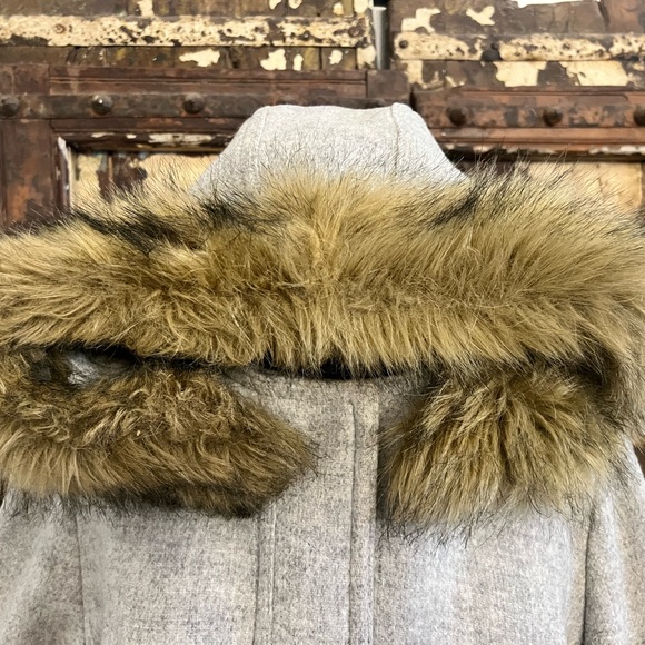 J Crew Italian Stadium Cloth Nello Gori Wool Blend Chateau Coat - Picture 5 of 9